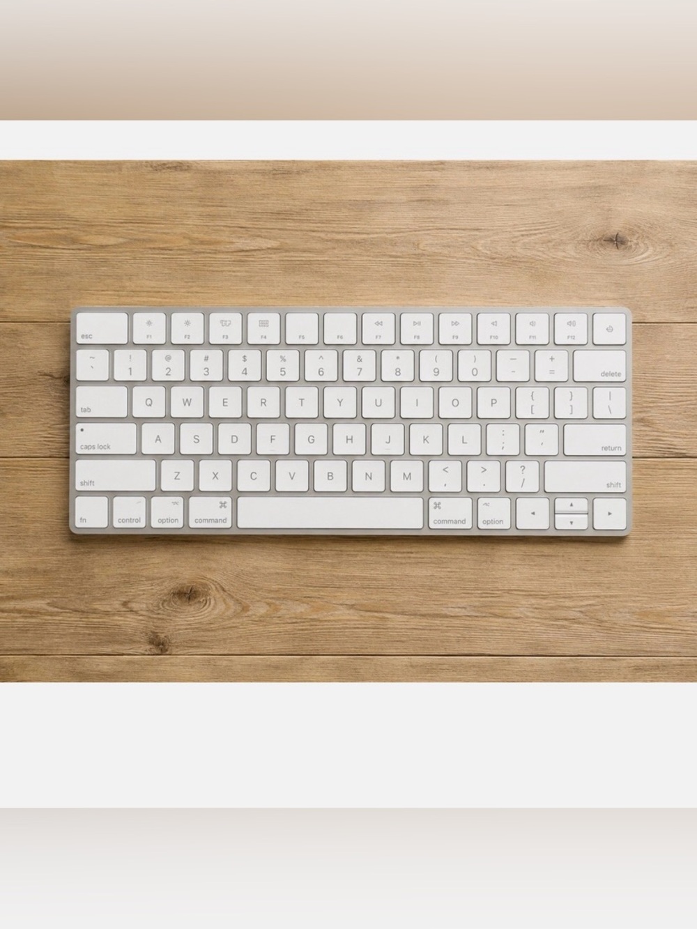 Apple White Wireless Compact Keyboard
